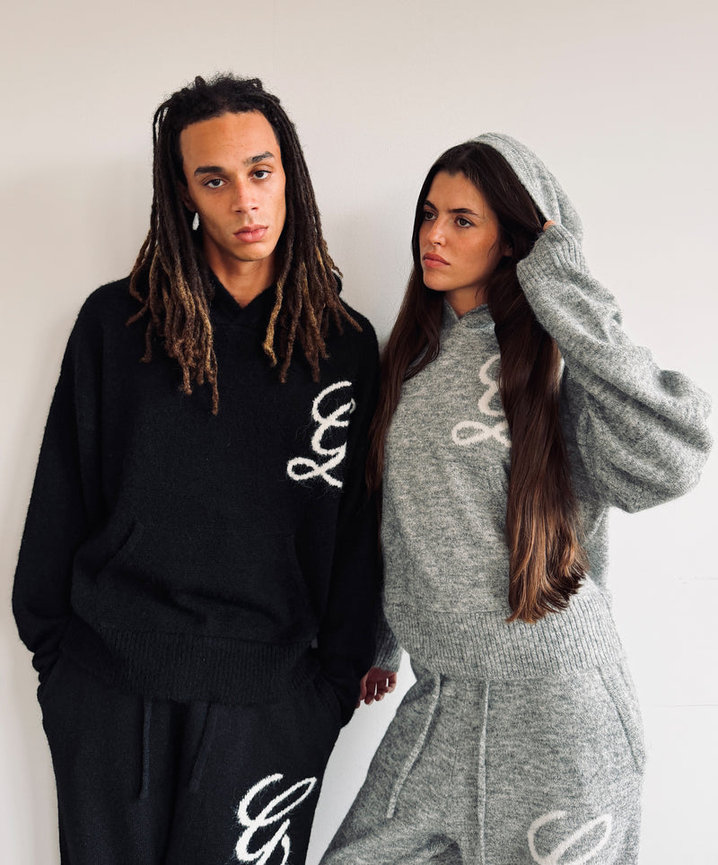 Jacquard Knit Grey