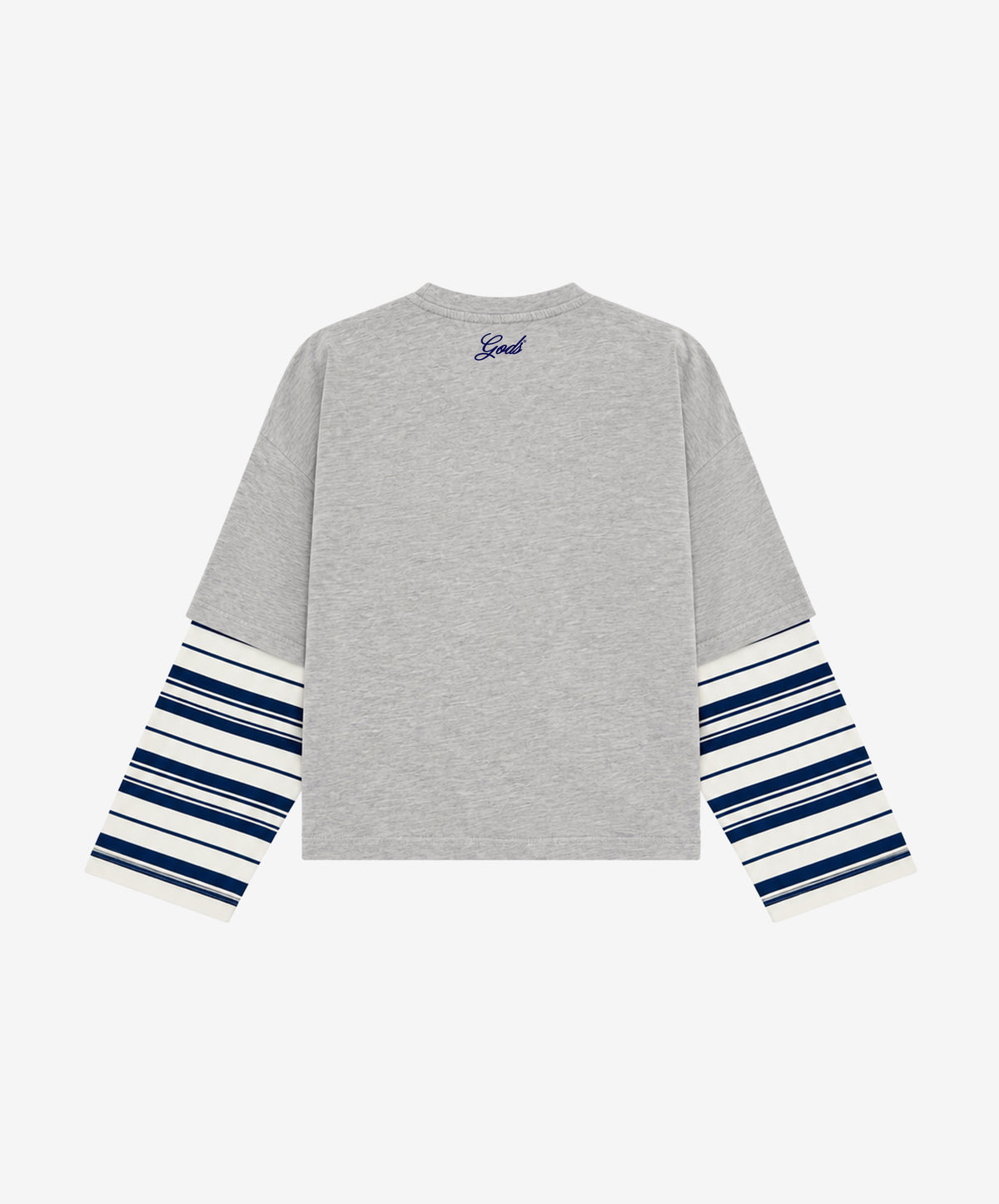 Stripes Double Sleeve Athl. Grey