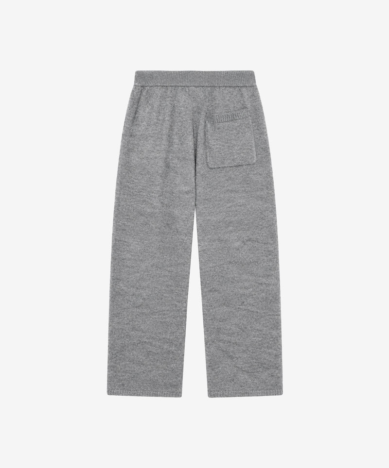 Jacquard Knit Pants Grey