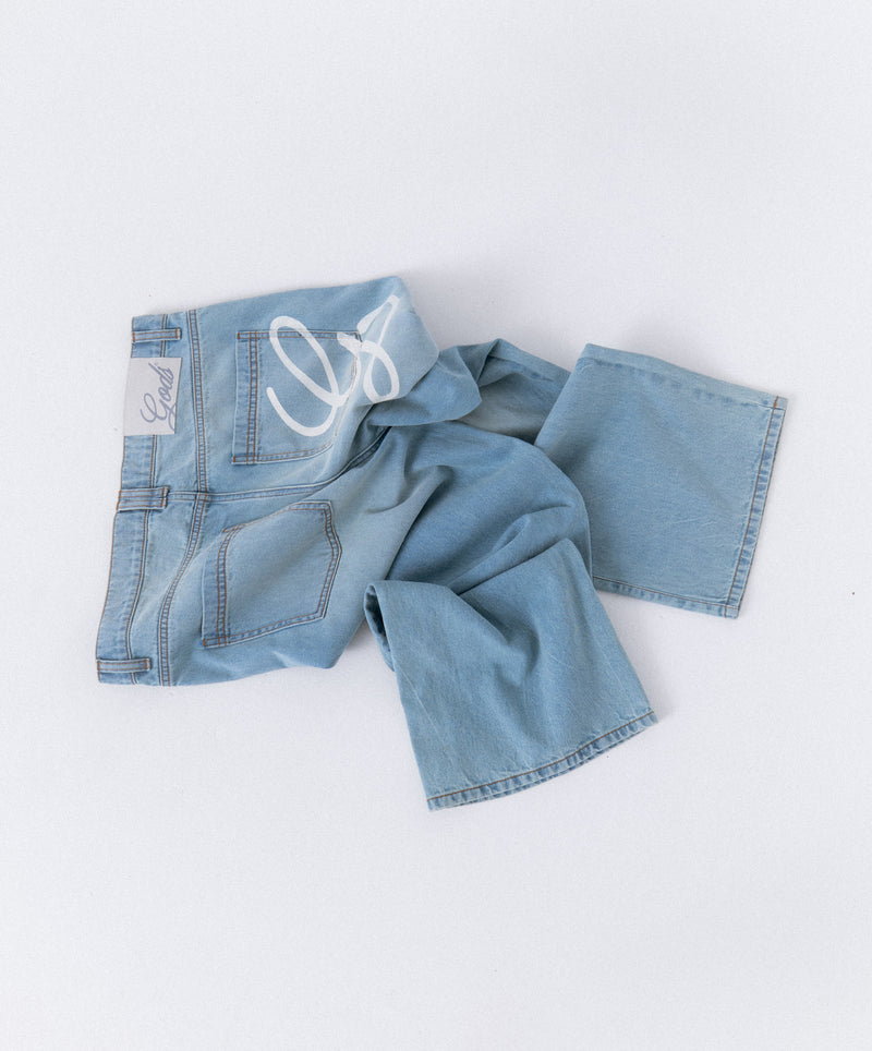 Regular Baggy Jeans Light Blue