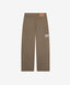 Double Knee Washed Pants Brown
