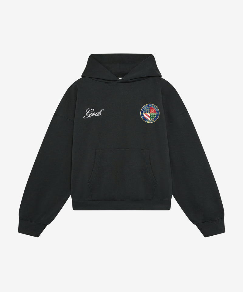 Heraldic Hoodie Black