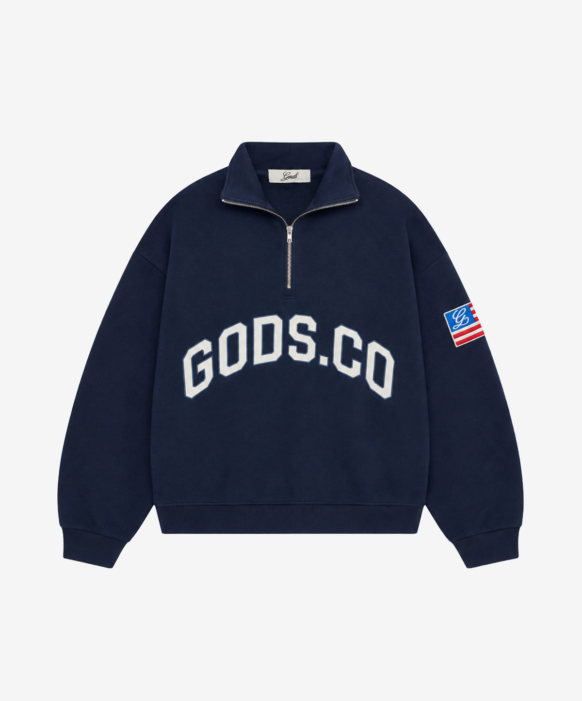 Gods.Co Half Zip Navy