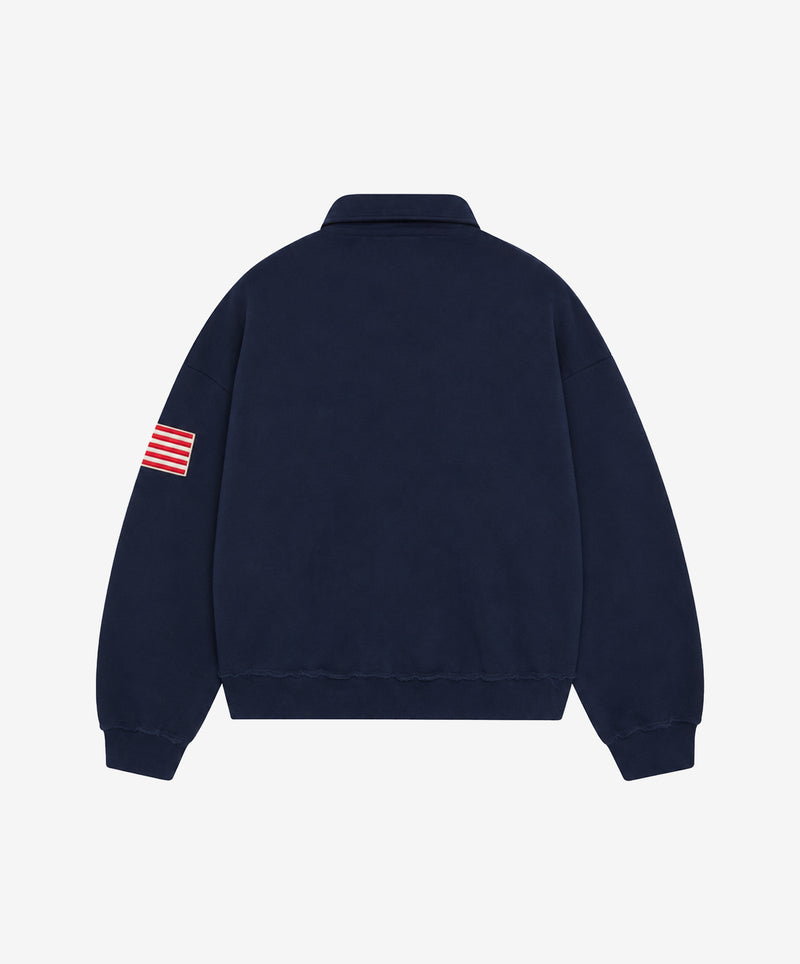 Gods.Co Half Zip Navy