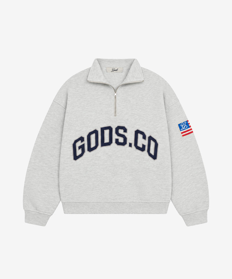 Gods.Co Half Zip Melange