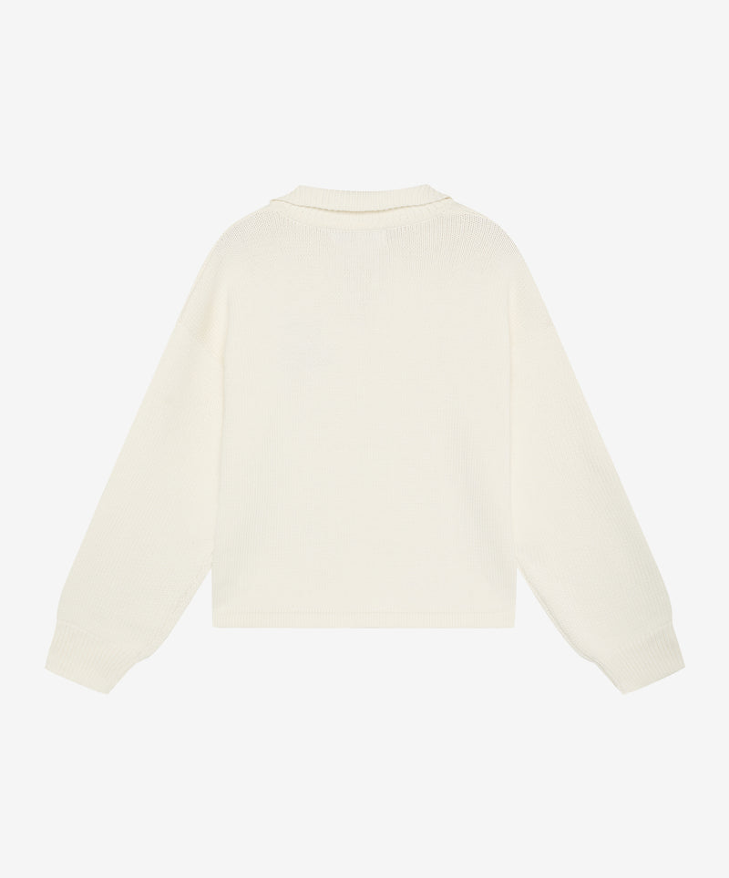 Gods.Co Knitted Polo White