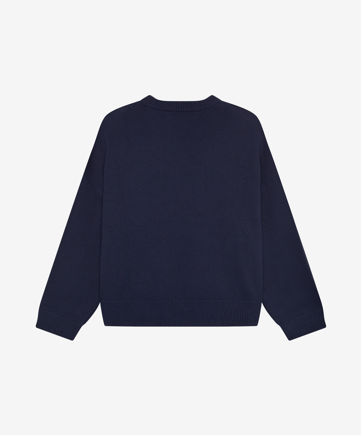 Flag Knitted Sweater Navy