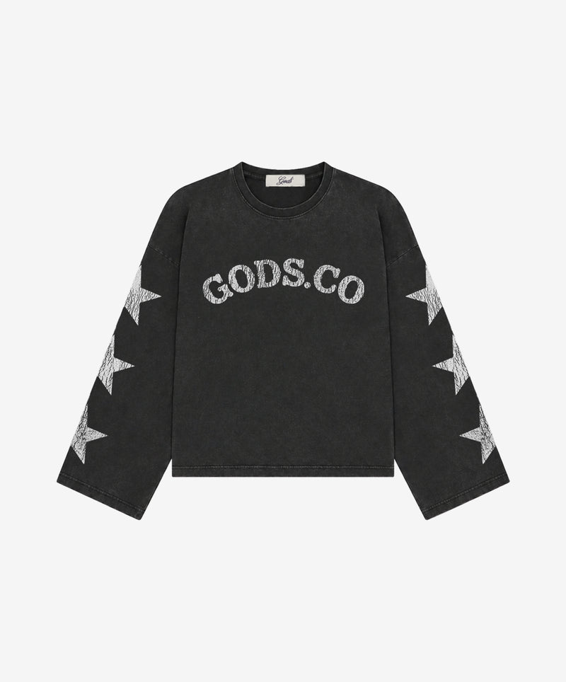 Stars Longsleeve Black