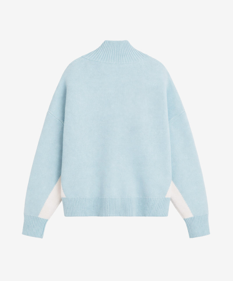 Gods Knitted Zipper Blue