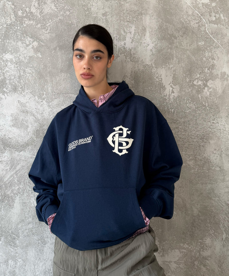 Gods Brand Hoodie Navy