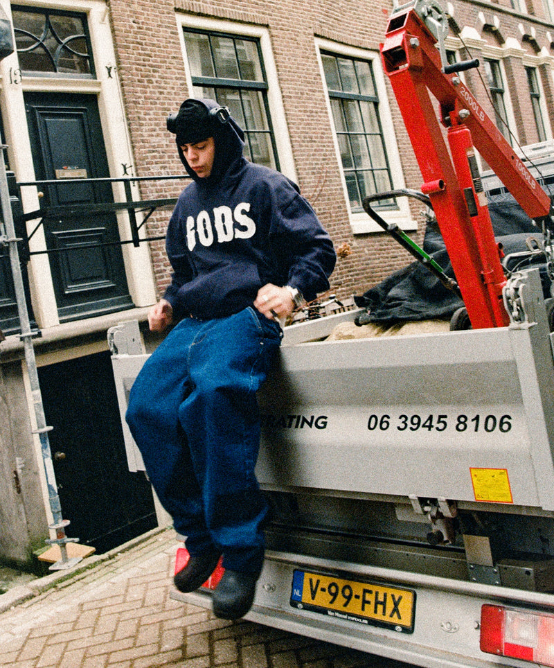 Gods Hoodie Navy