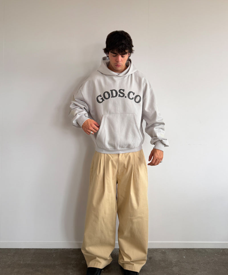 Stars Hoodie Grey