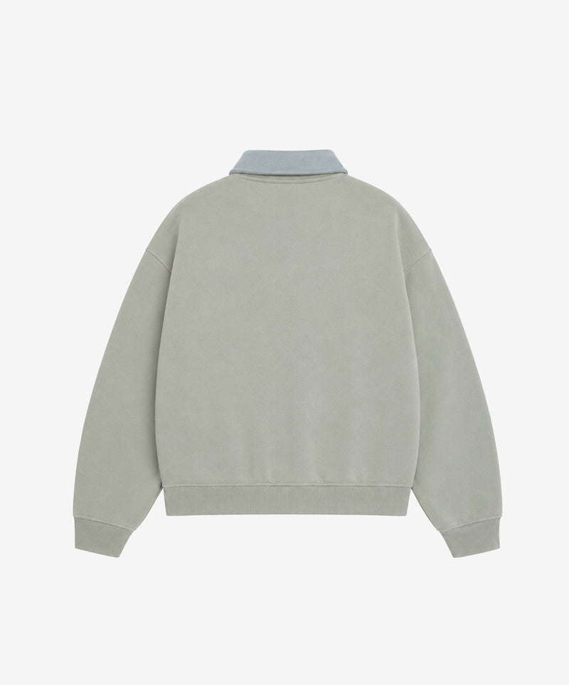 10 Half Zip Grey