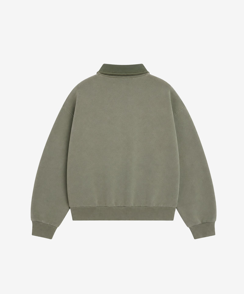 10 Half Zip Green