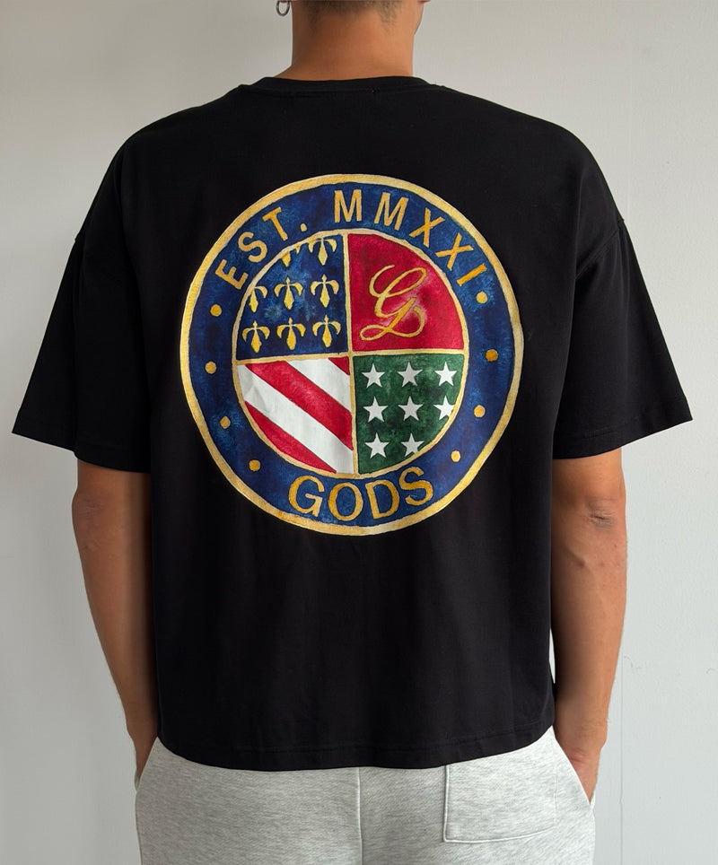 Heraldic Tee Black