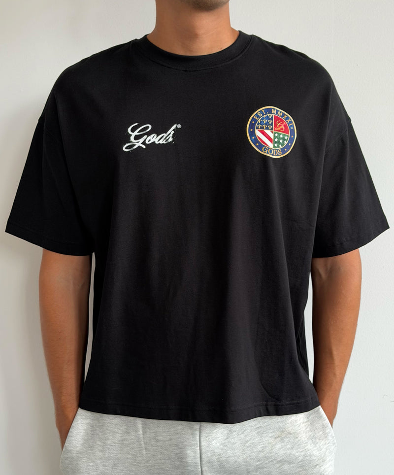 Heraldic Tee Black