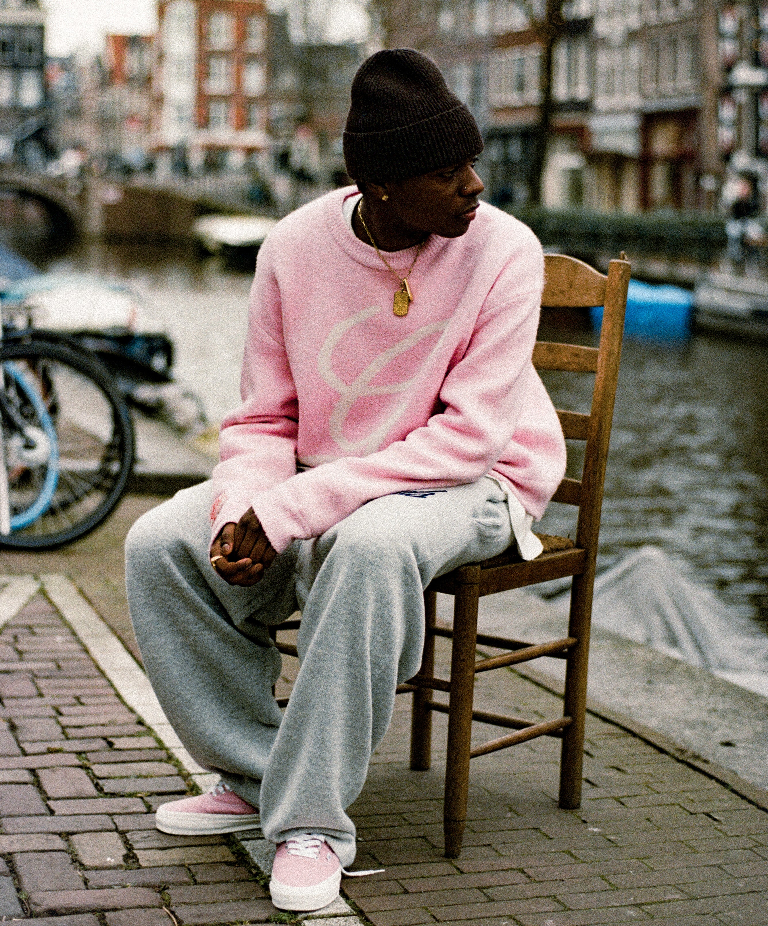 G'S Knitted Sweater Rose