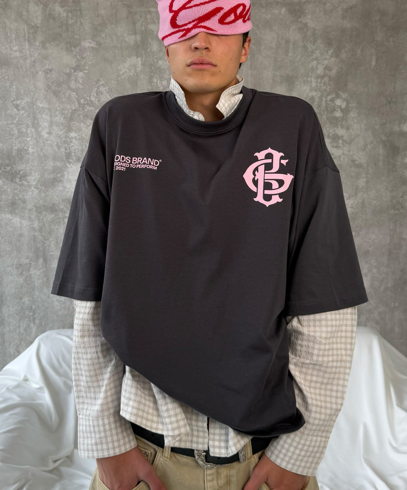 Gods Brand Boxy Tee Dark Grey
