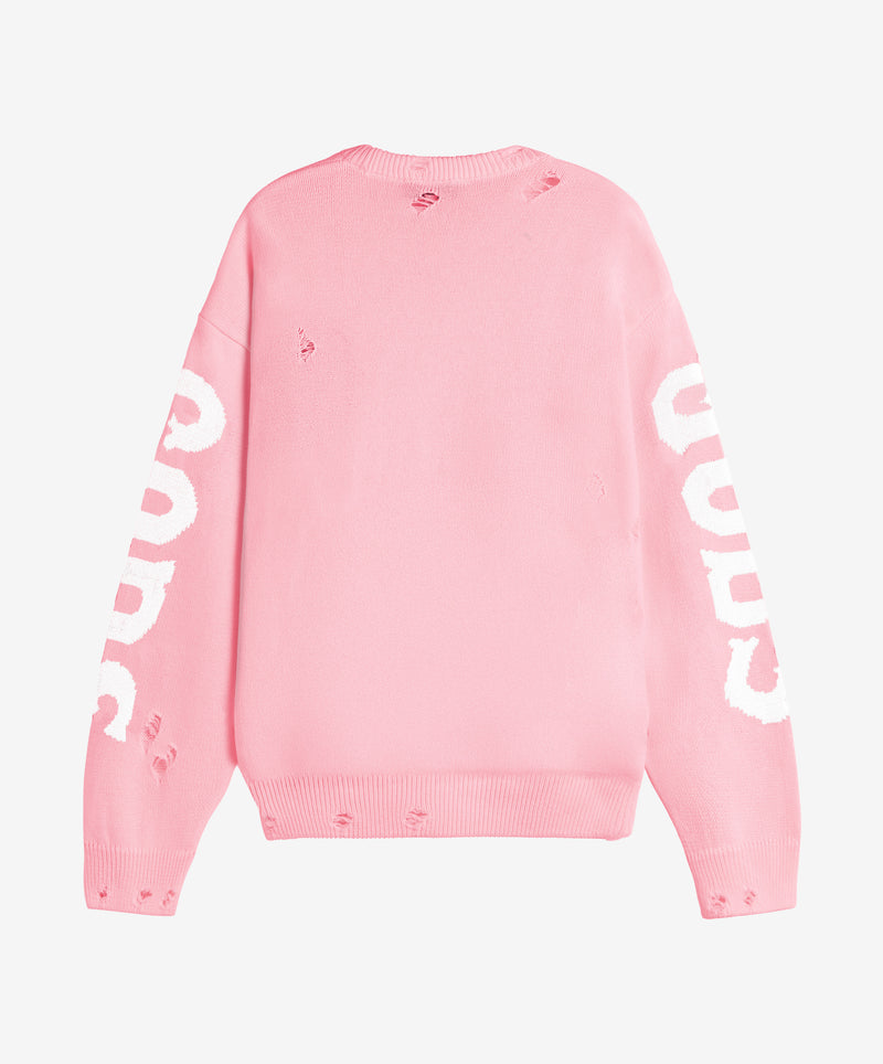 G Side Knitted Sweater Rose