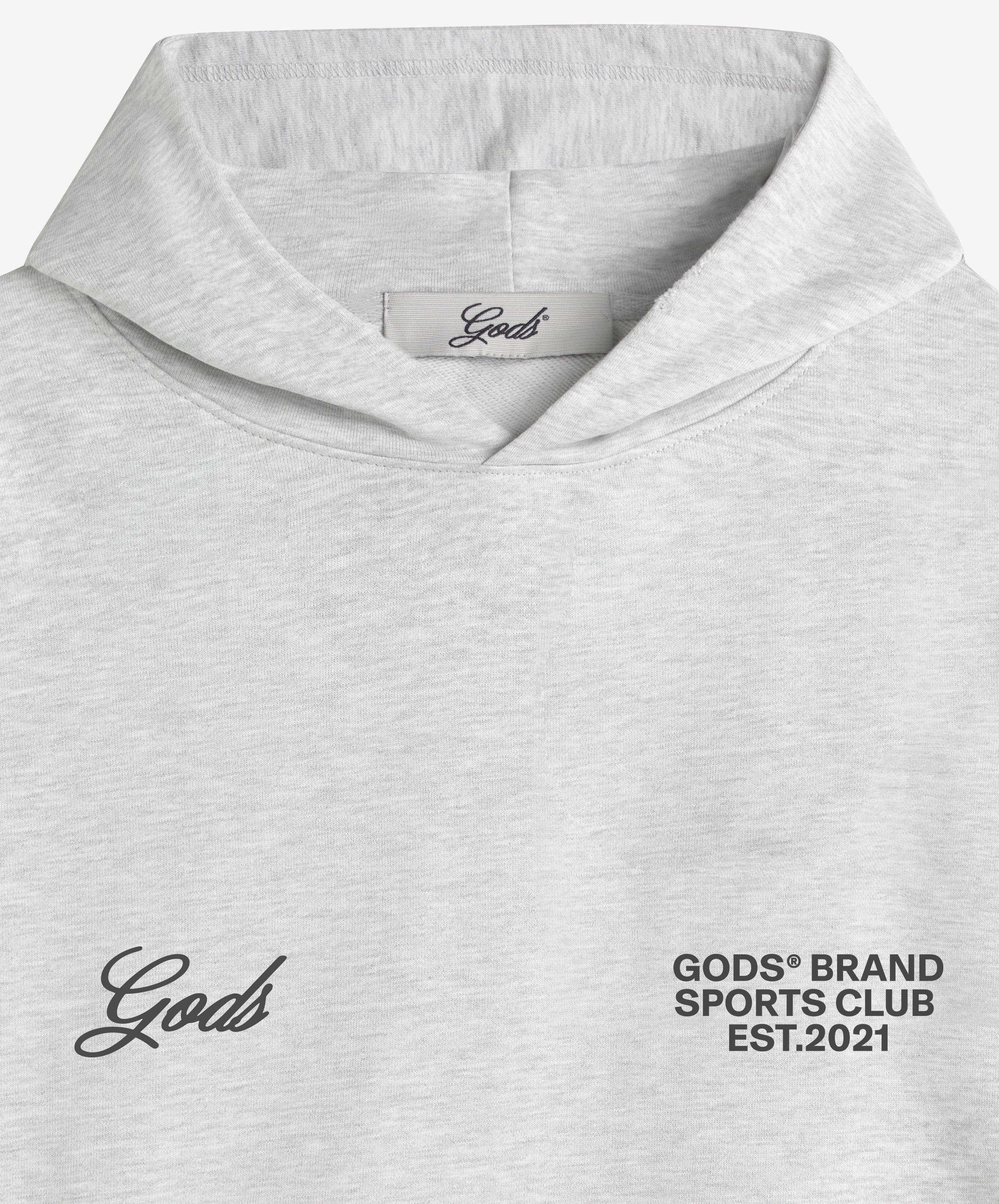 Gods® Brand Sports Club Hoodie Melange