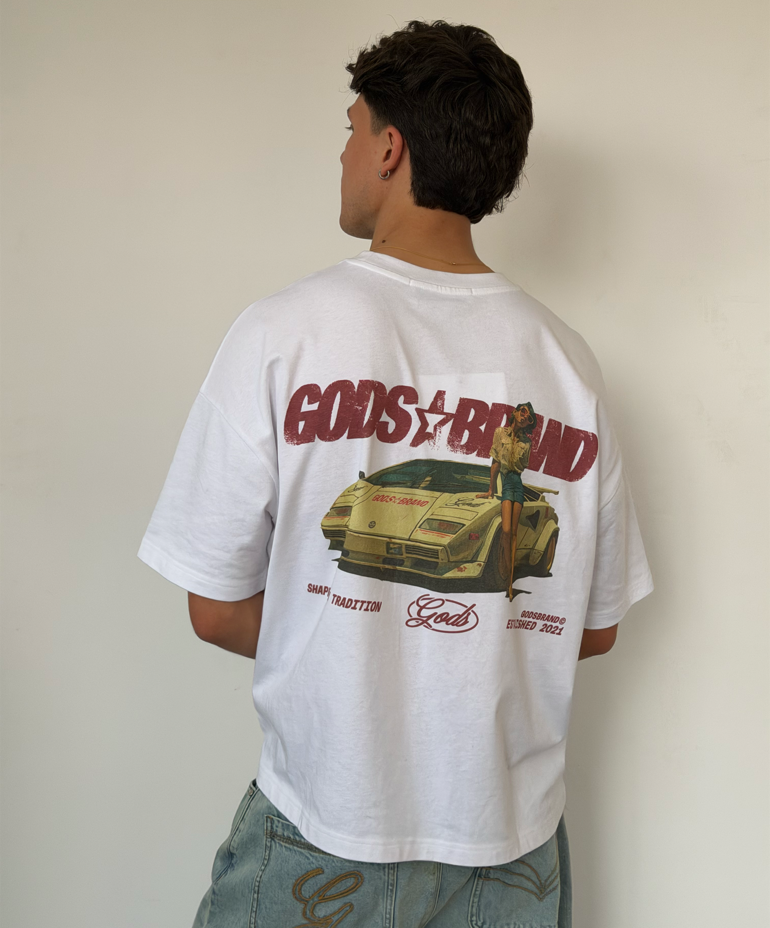 Sportscar Tee White