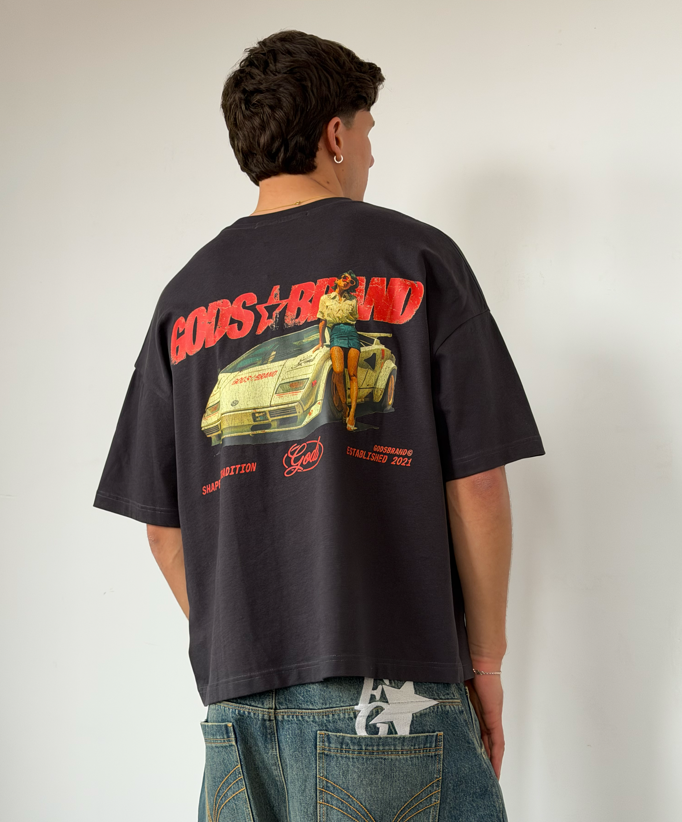 Sportscar Tee Antracite