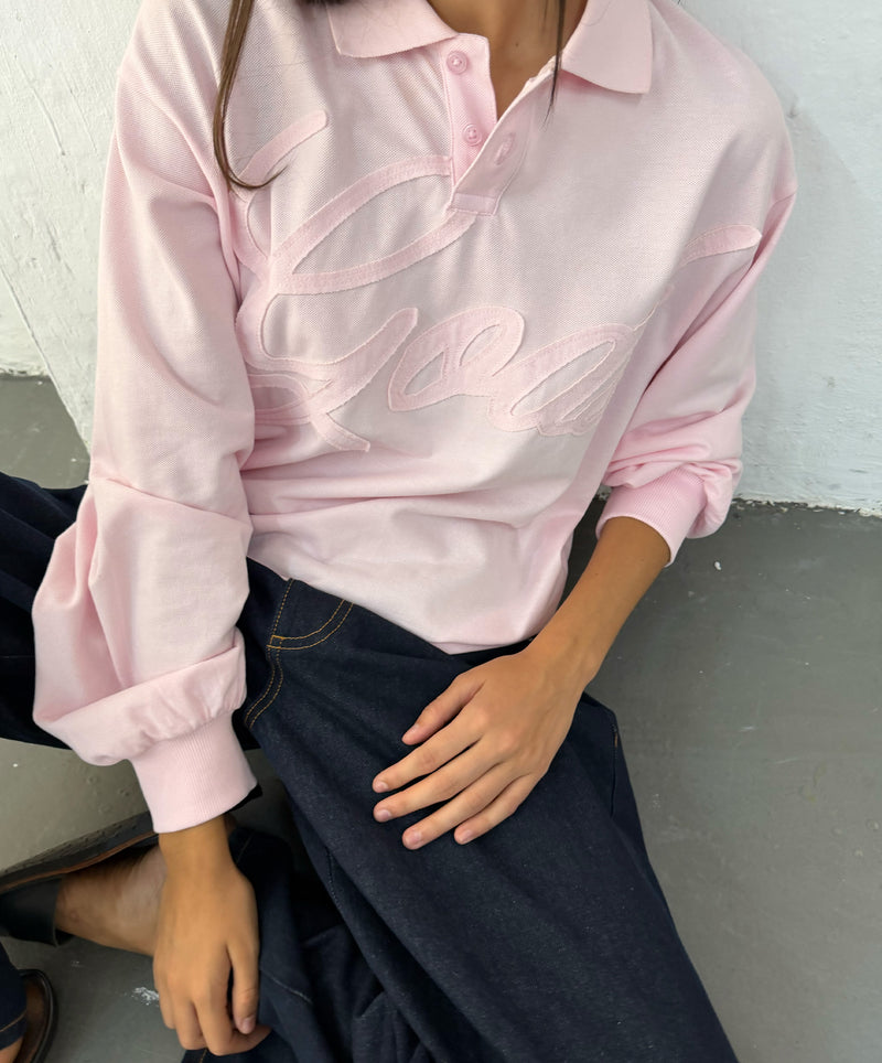 Gods Polo Tee Rose