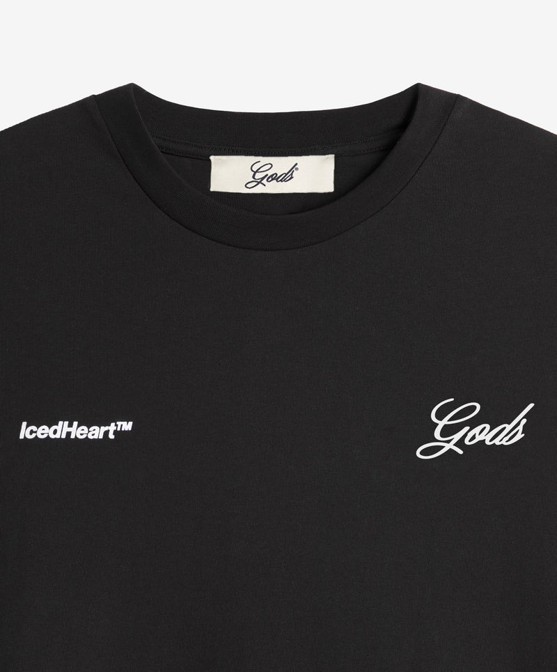 Iced Heart Tee Black