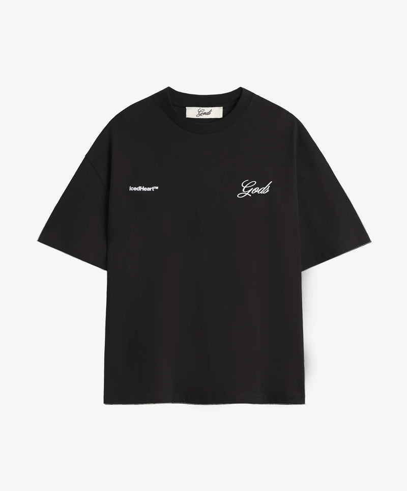 Iced Heart Tee Black