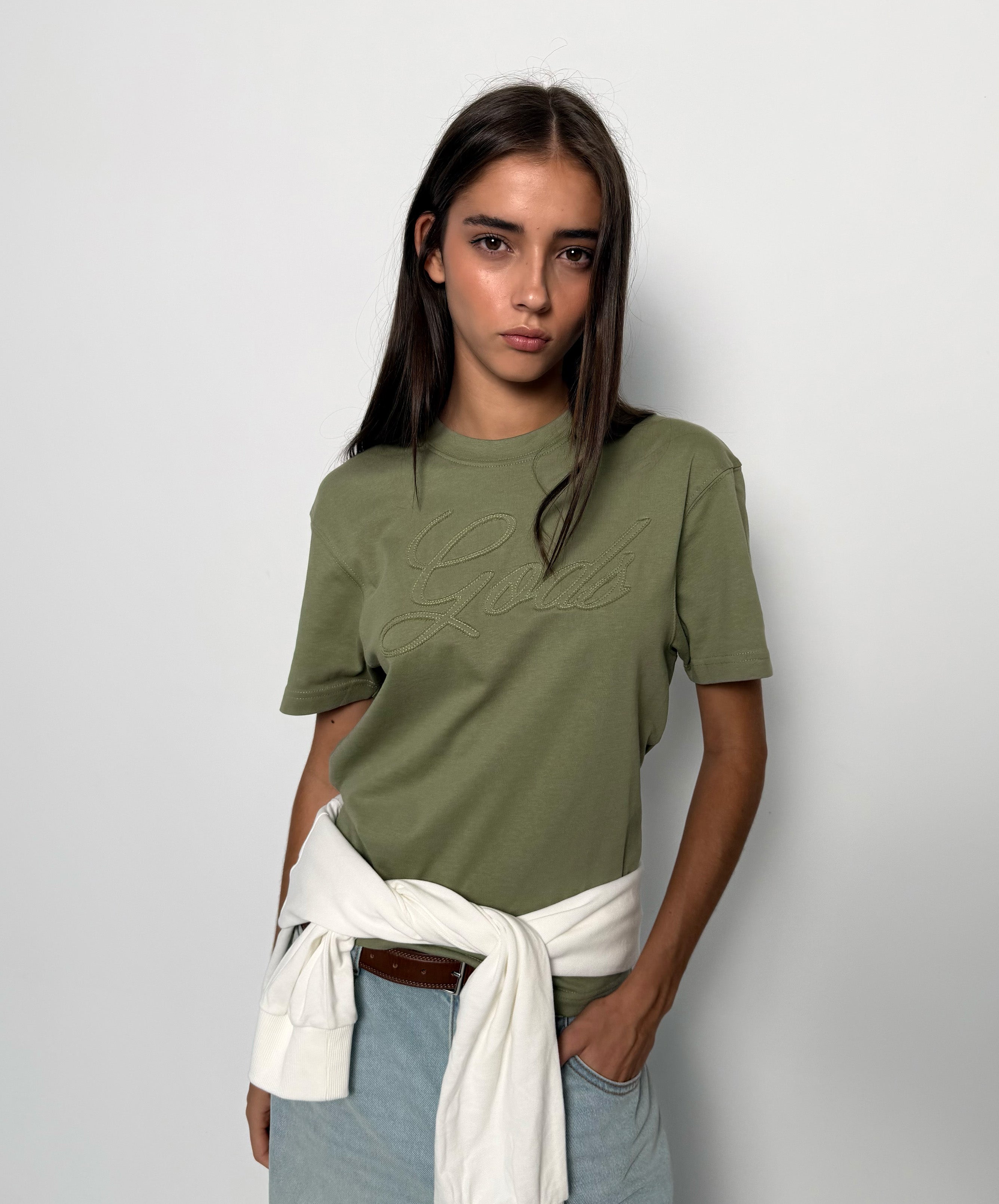 Cut and Sew Tee Green