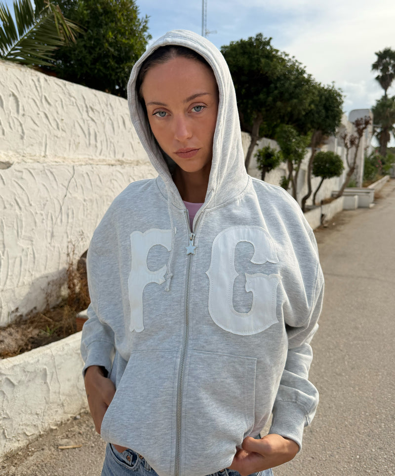 FG Zipper Grey Melange