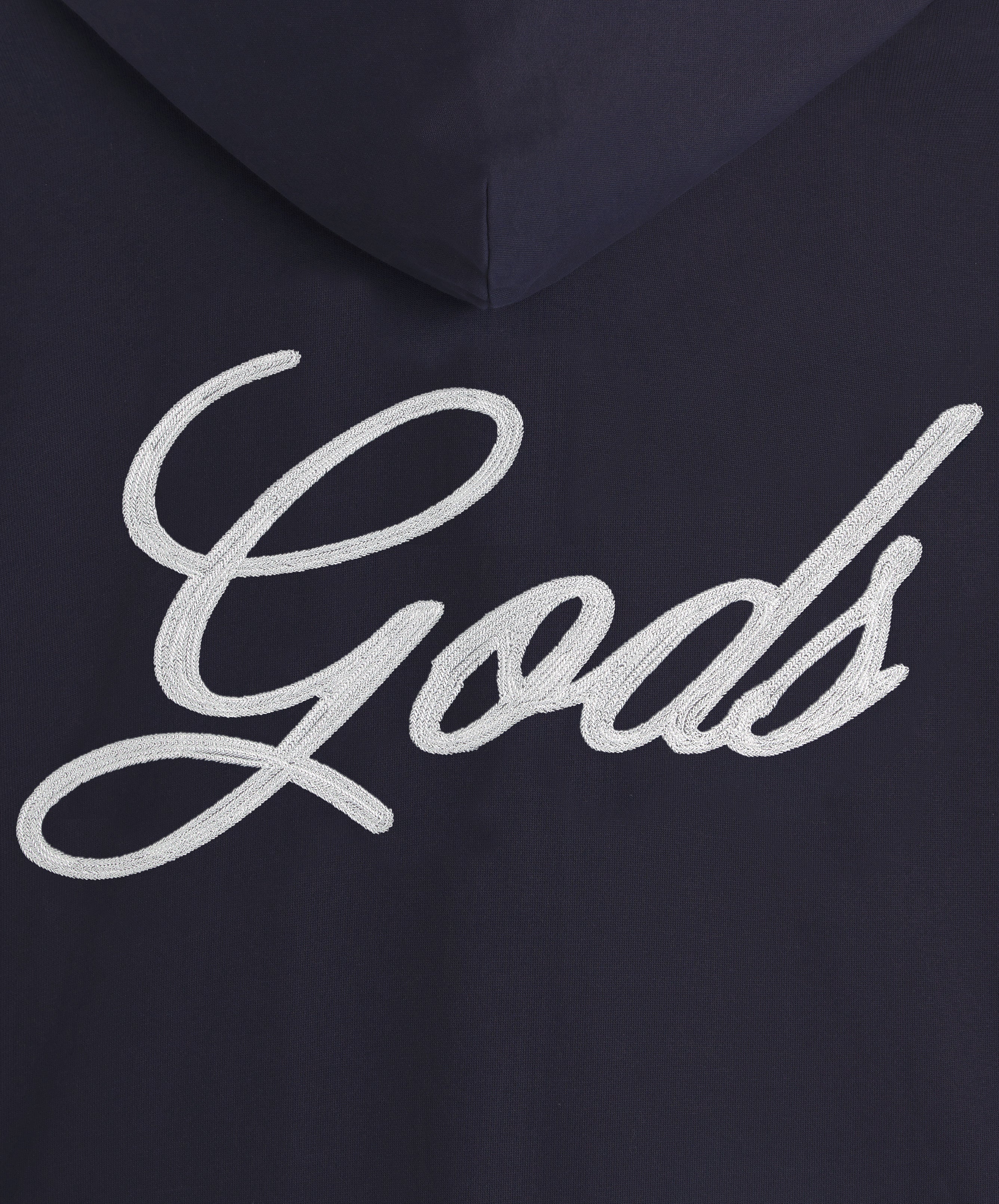 Love Script Zipper Navy