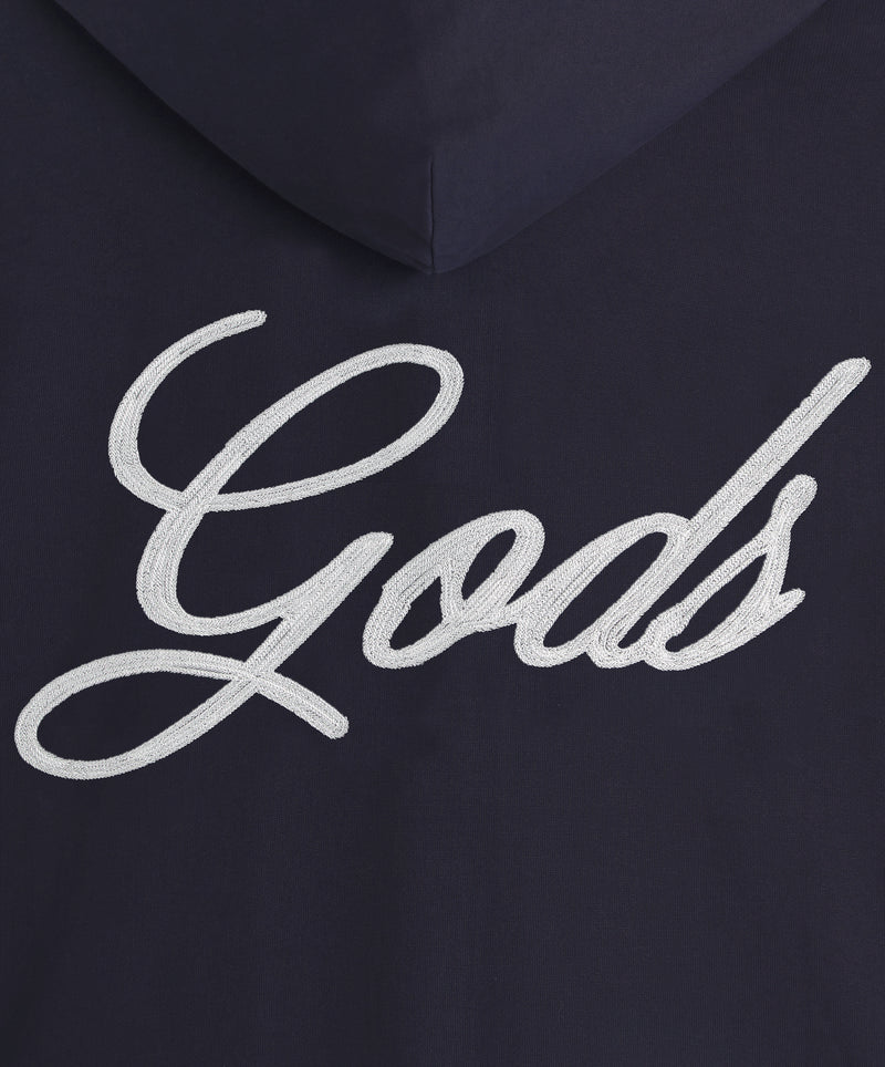 Love Script Zipper Navy