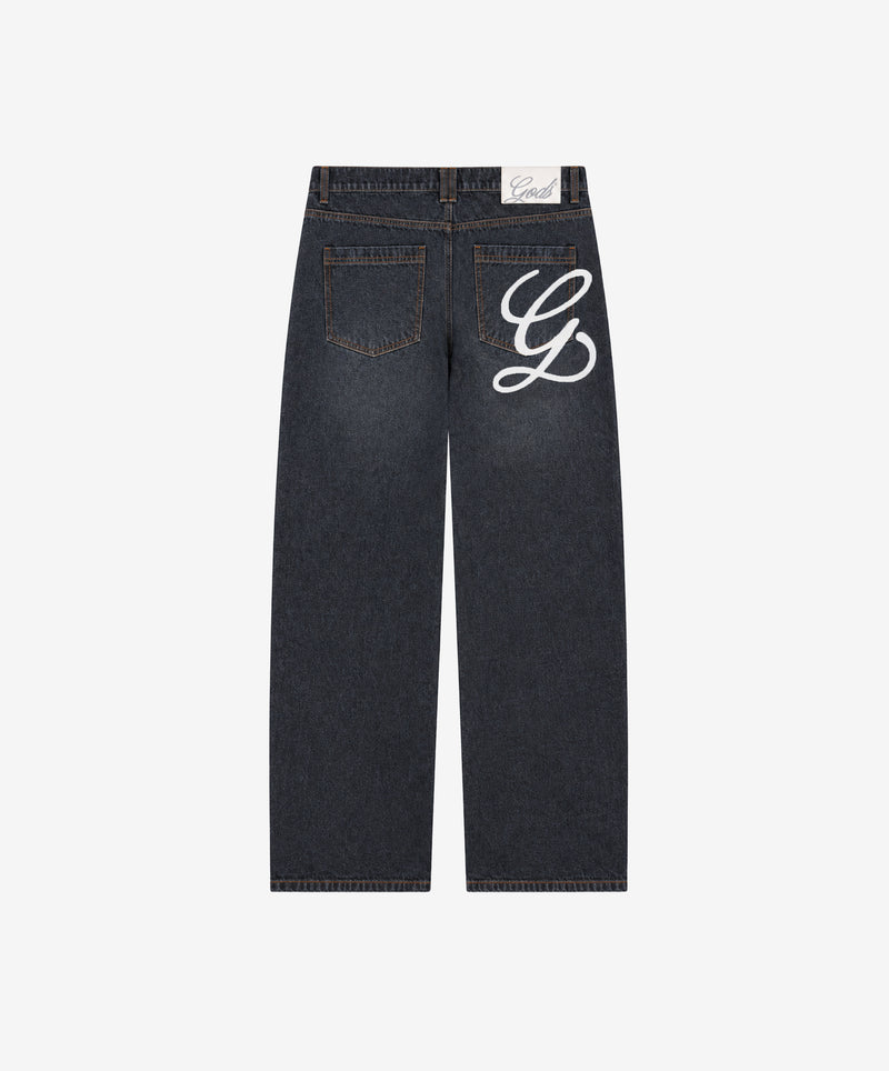 Regular Baggy Jeans Black
