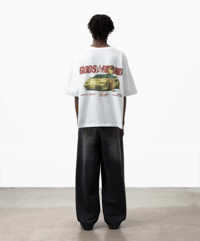 Sportscar Tee White