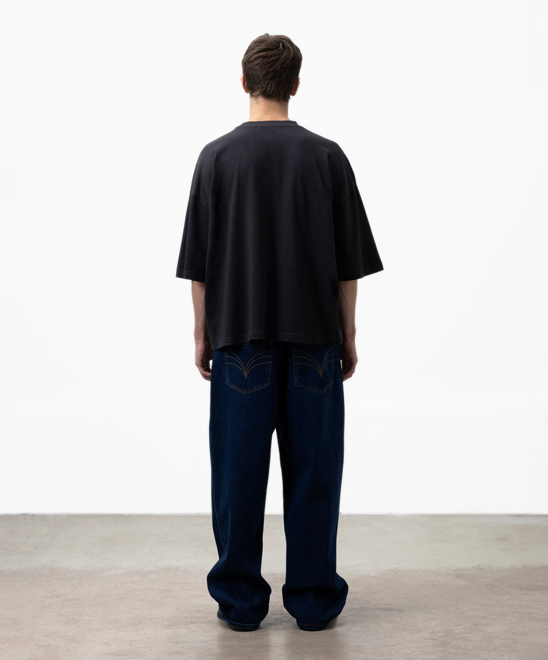 Gods Star Boxy Tee Black