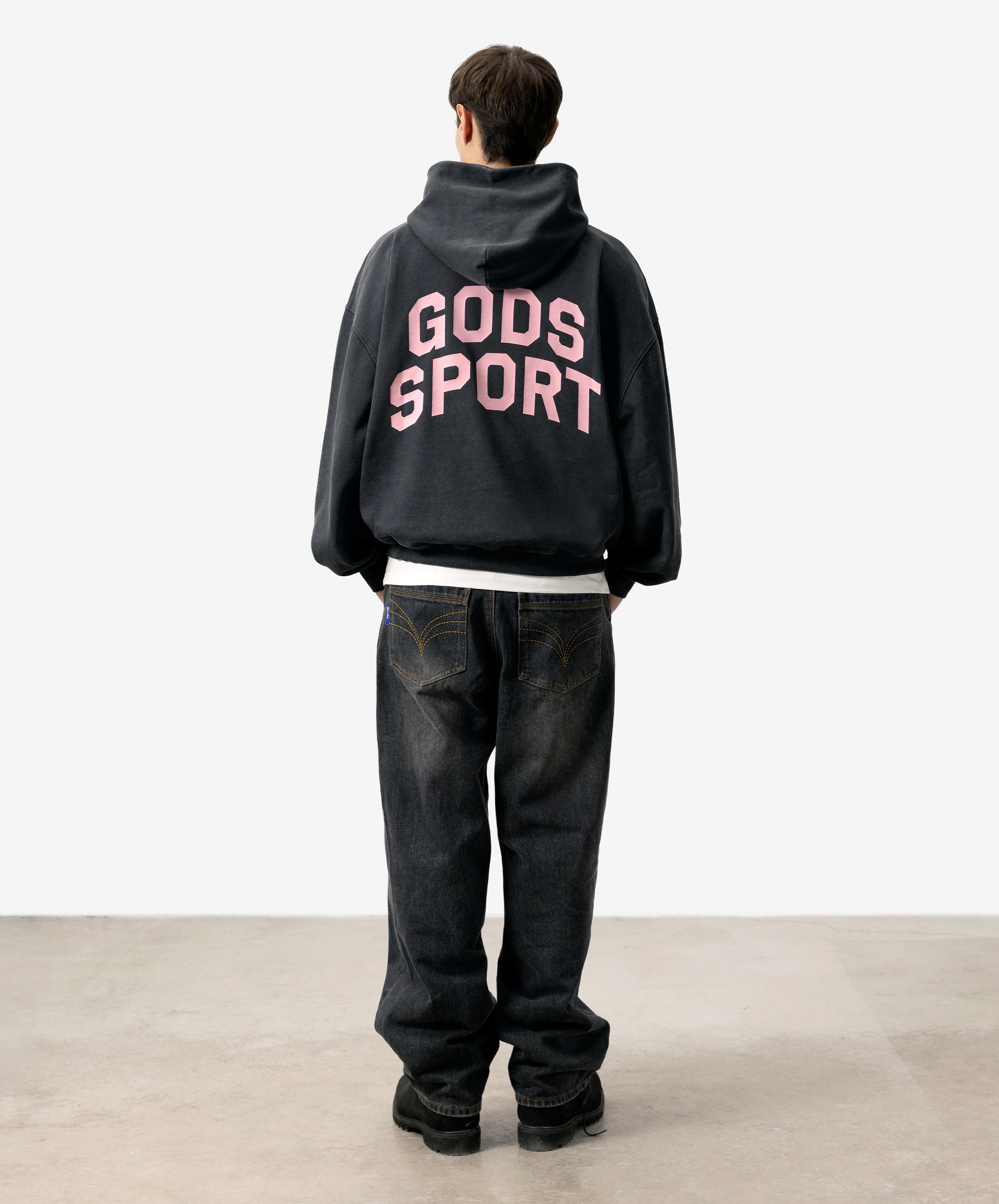 Gods Sports Club Hoodie Anthracite