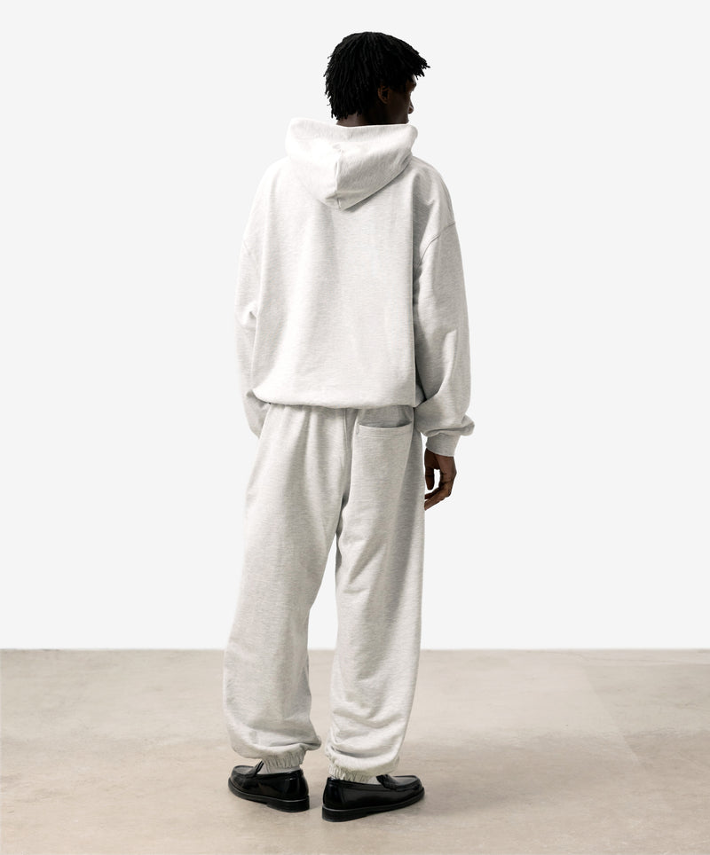 Godsbrand Cropped Hoodie Grey Melange