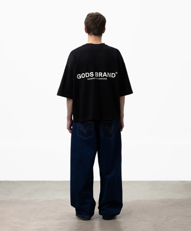 Performance Boxy Tee Black
