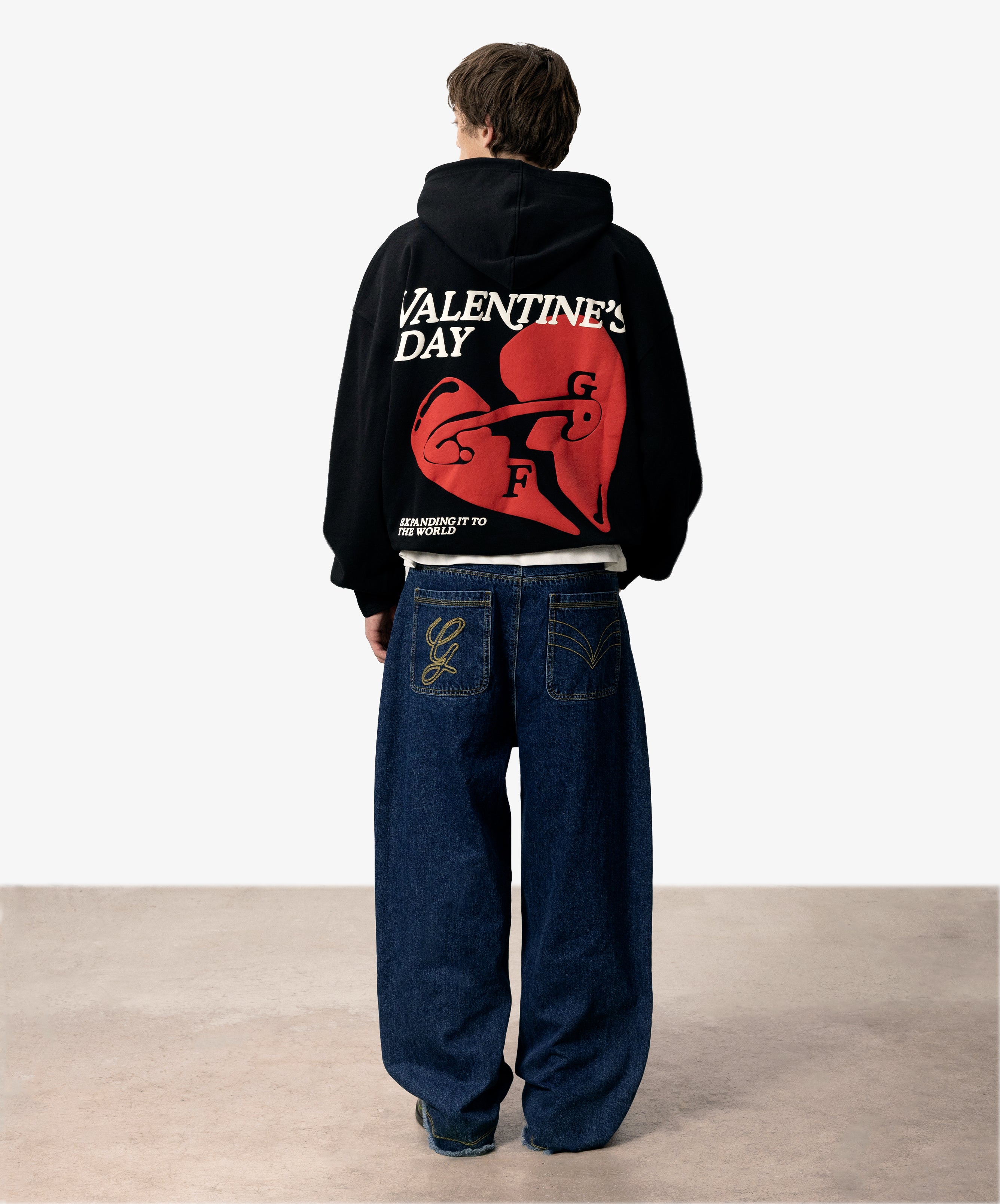 Valentine's Hoodie Black