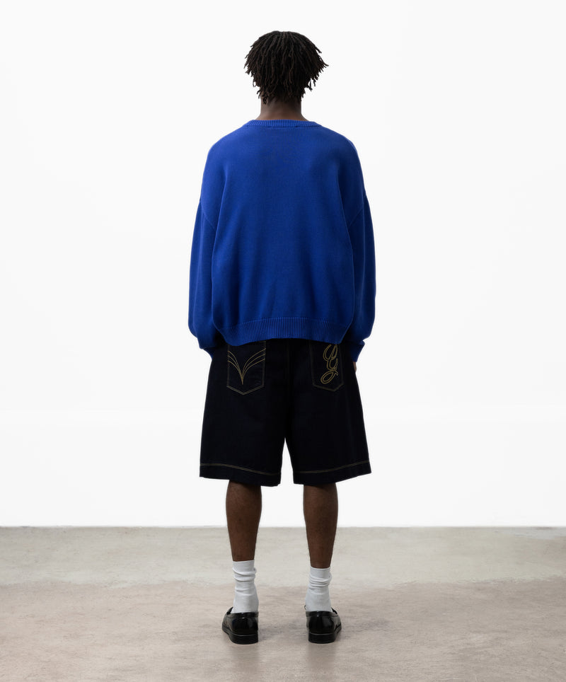 Gods Knitted Sweater Blue