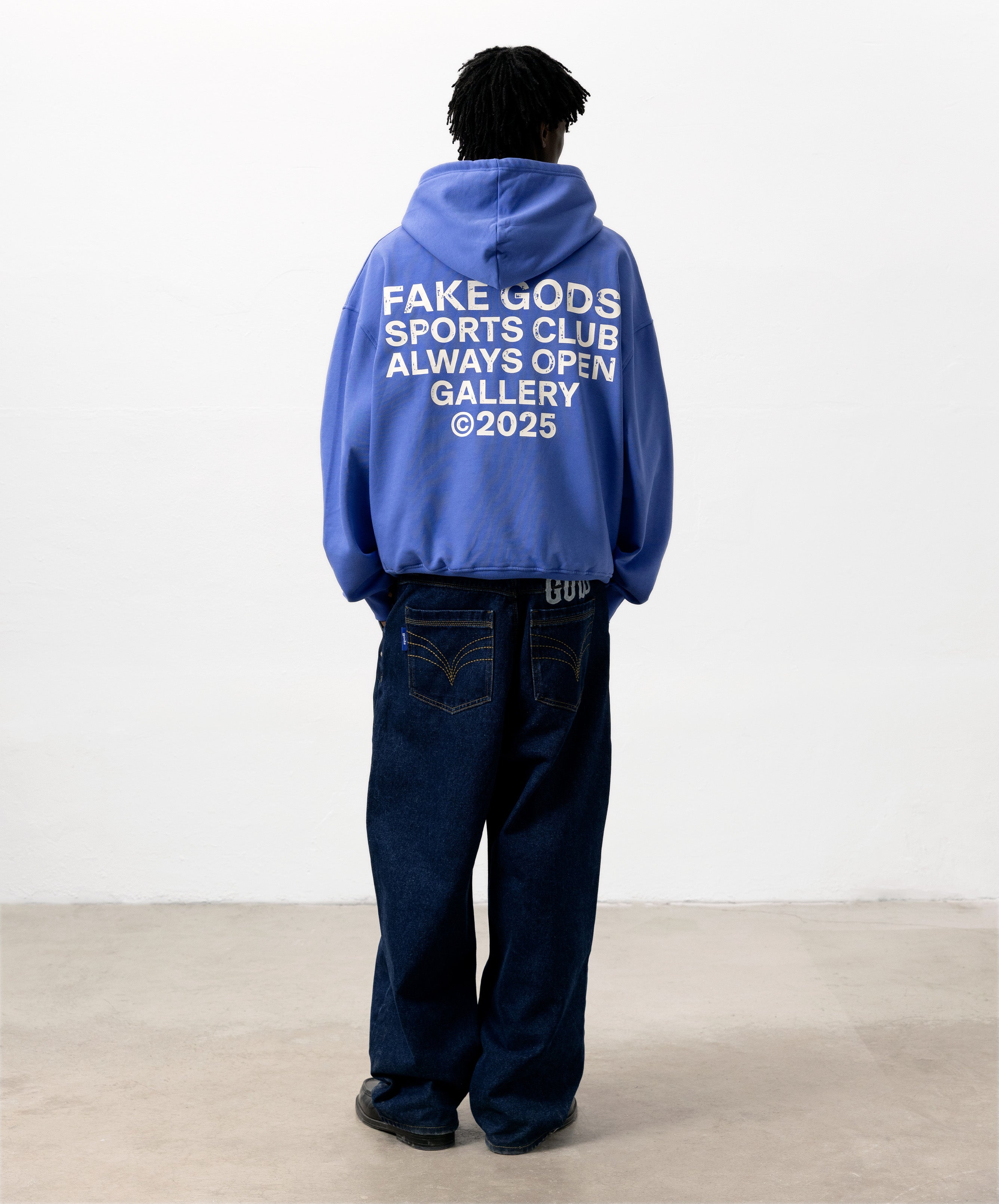 Sports Club Hoodie Blue