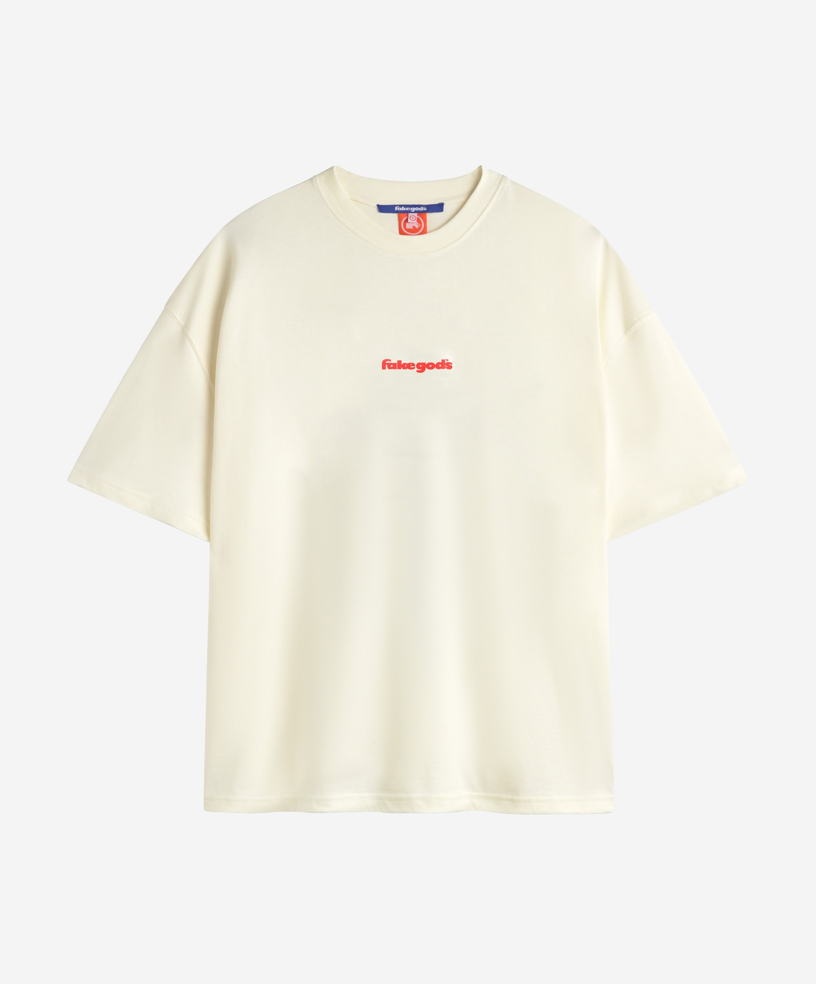 Back To Basics Tee Cream-Red