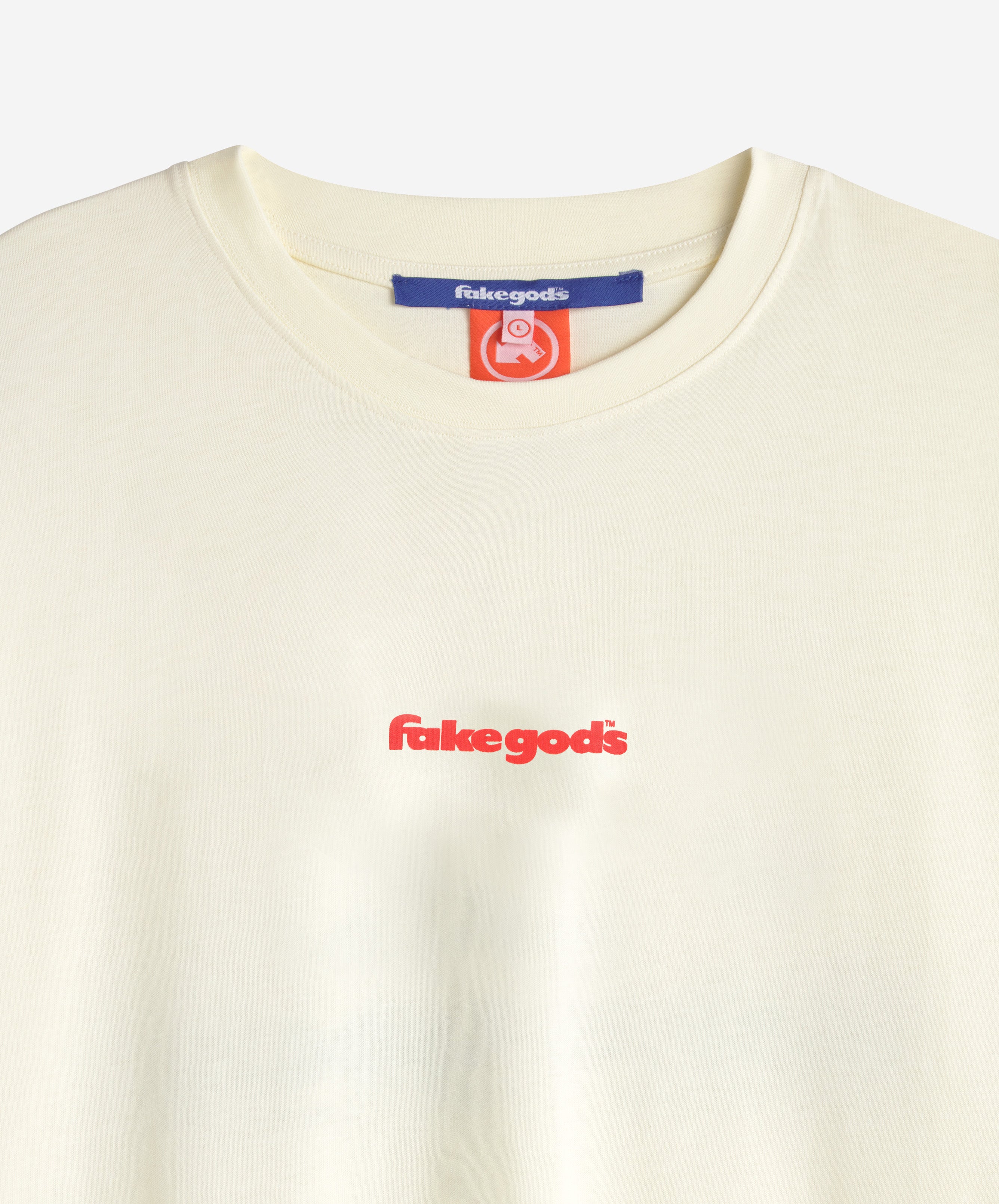 Back To Basics Tee Cream-Red