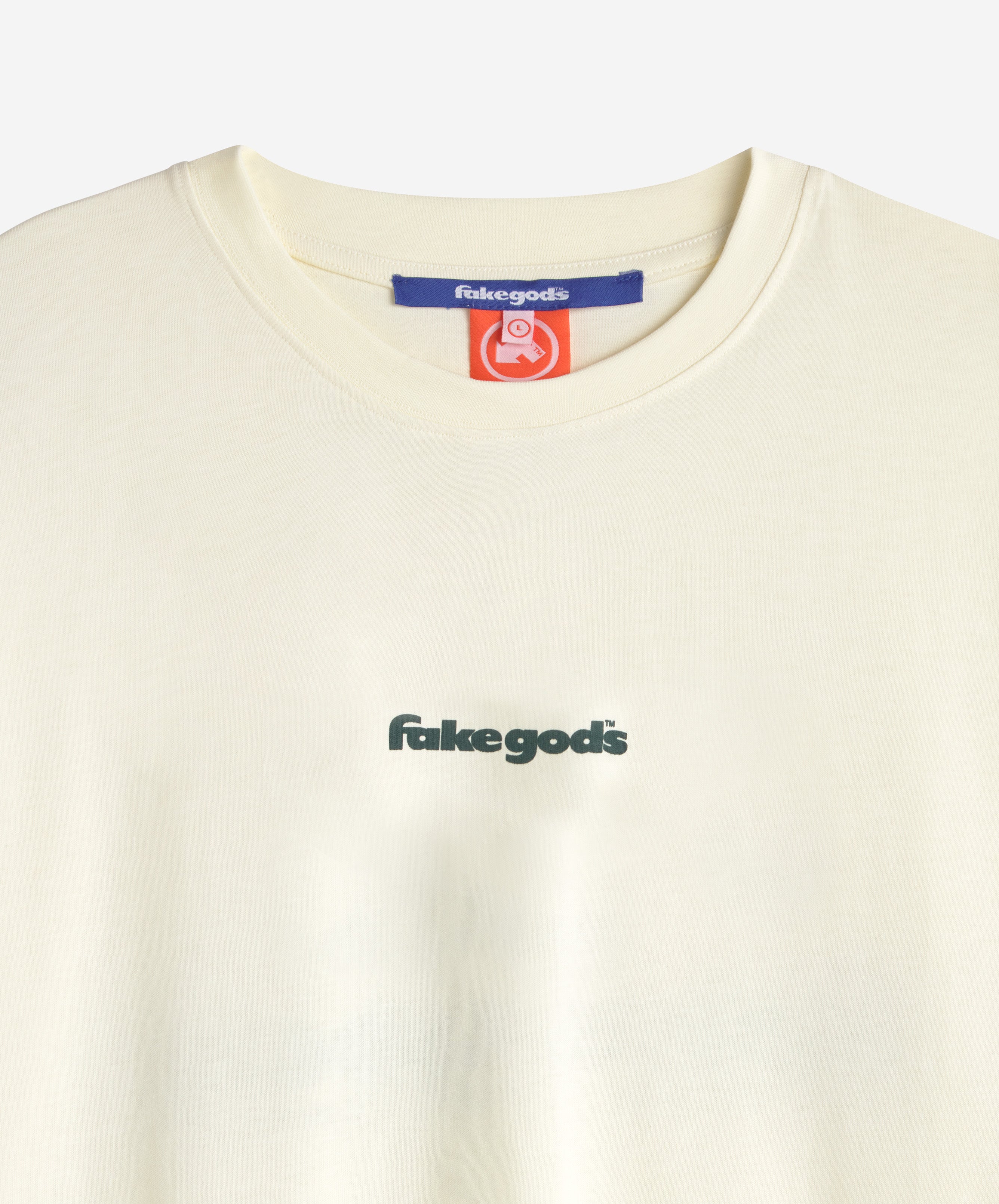 Back To Basics Tee Cream-Green