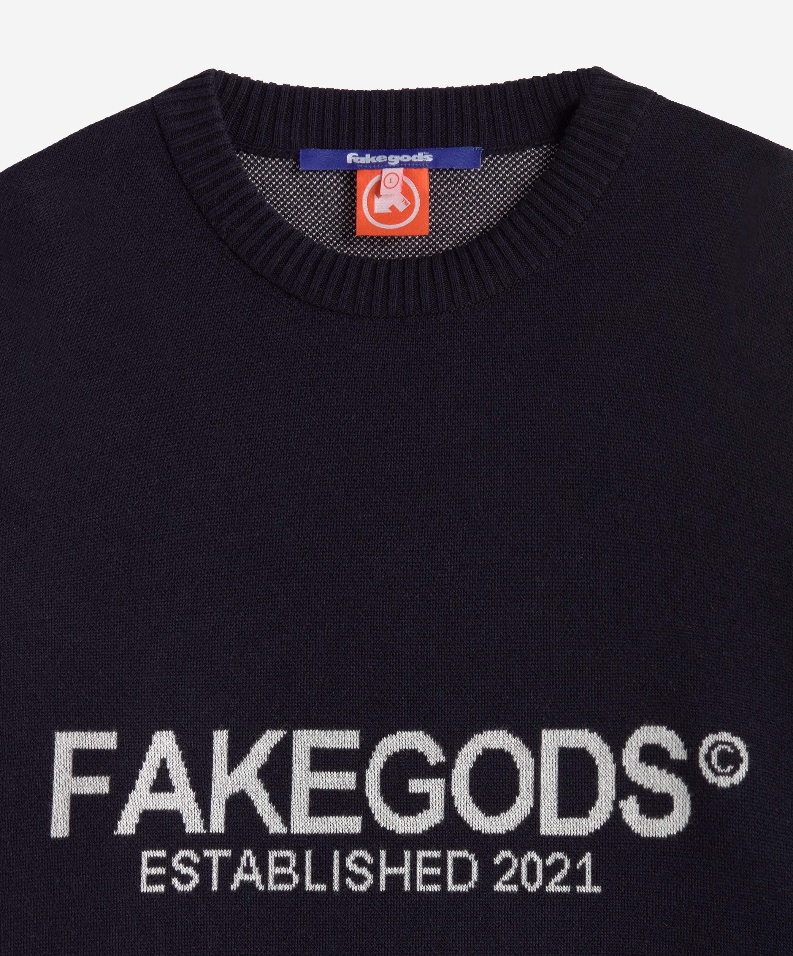 Big Stage Knitted Sweater Black