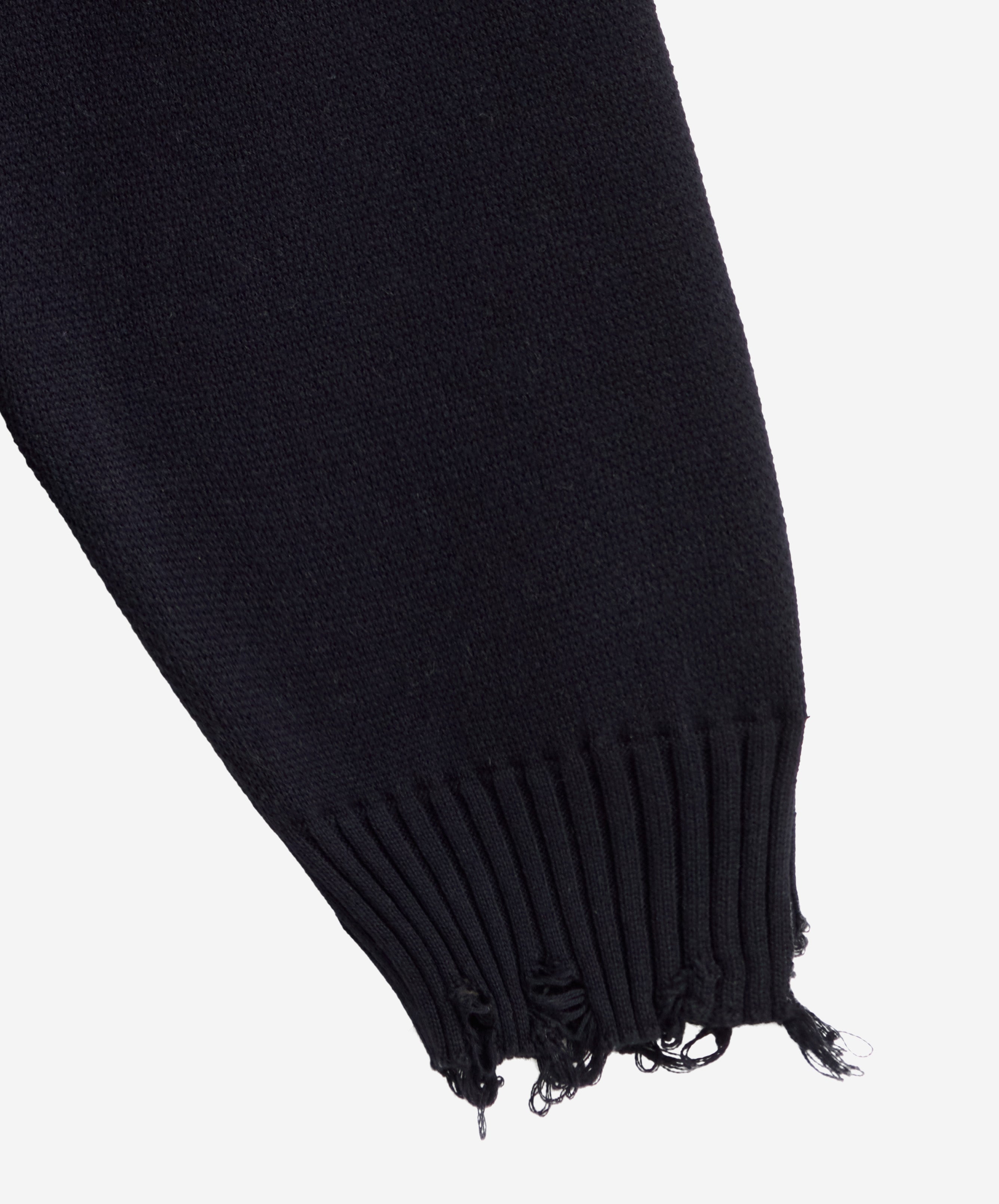 Big Stage Knitted Sweater Black
