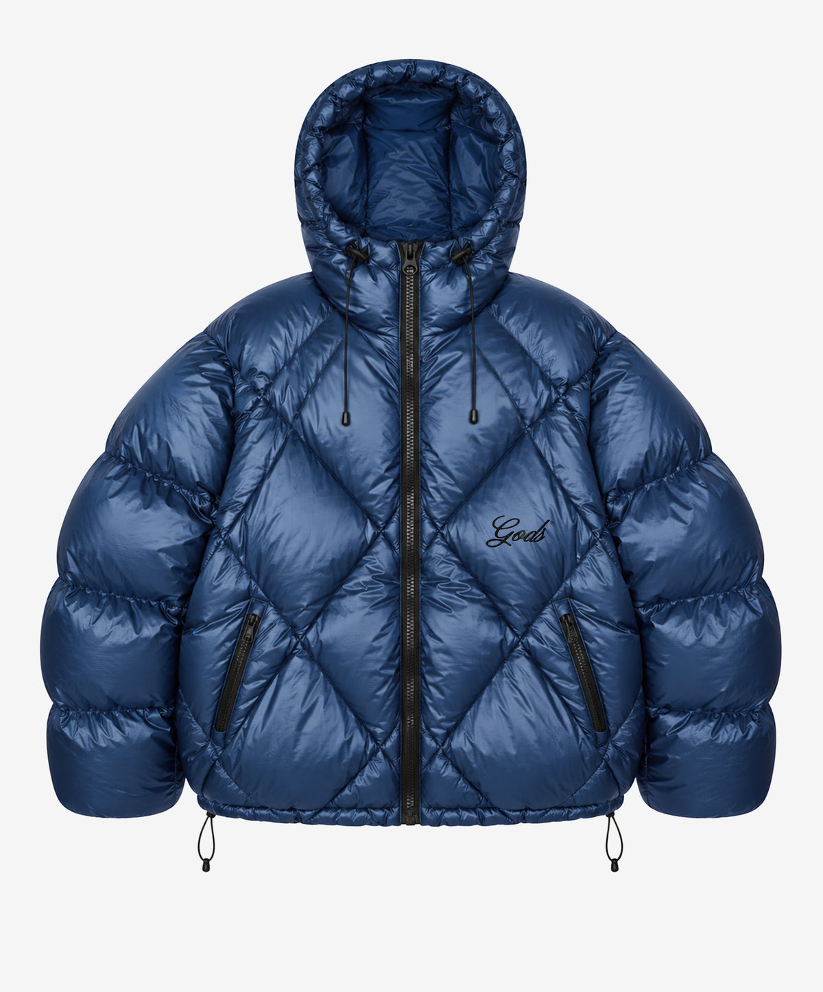 Real Down Puffer Blue