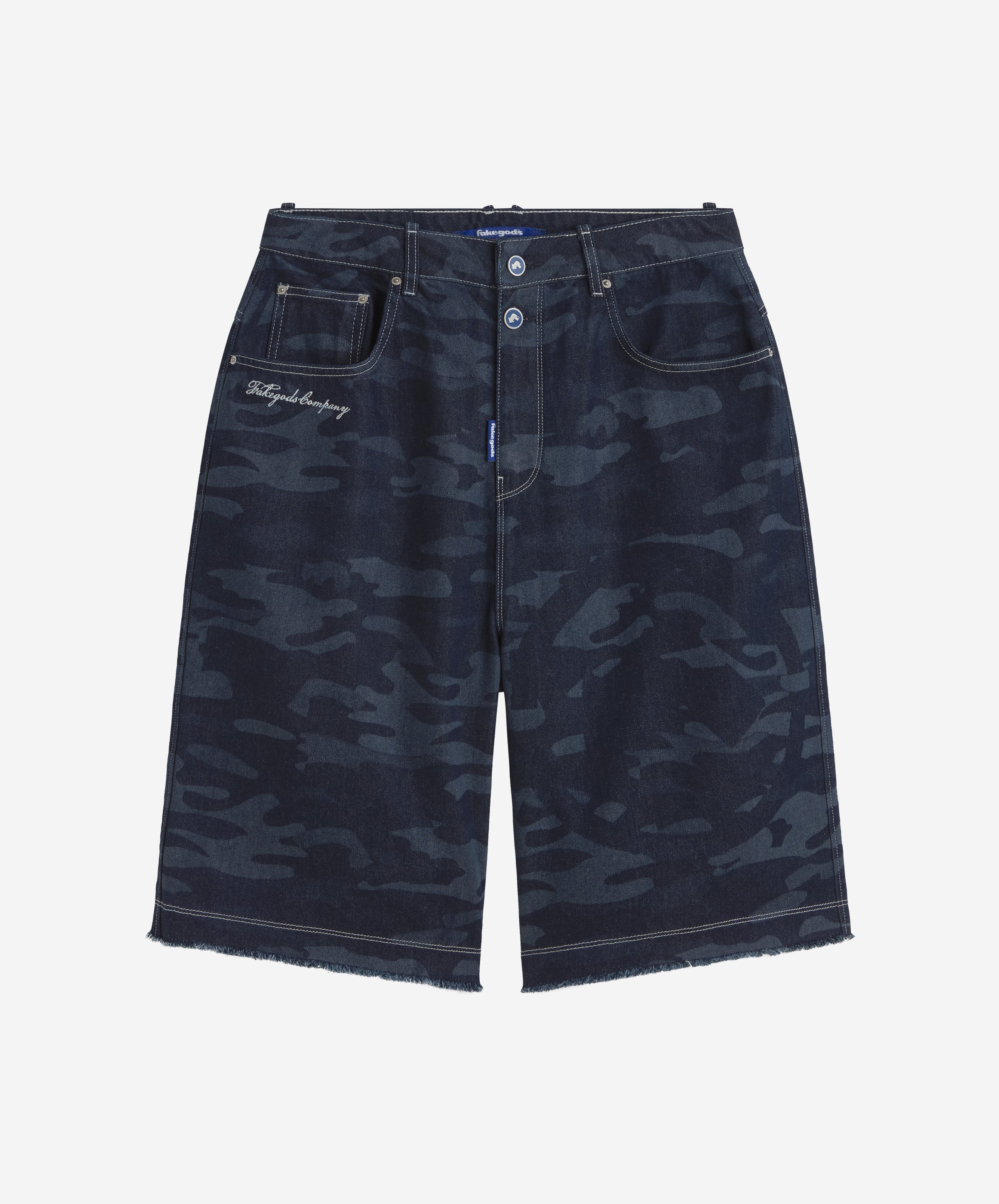 Camouflage Jorts Navy