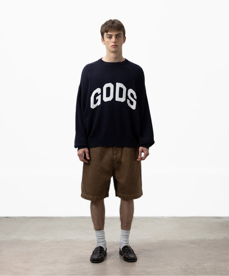 Gods Knitted Sweater Navy